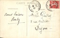 VINTAGE POSTCARD Road of the Scales of Frou and the Road metal Road throats of Frou laces