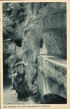 VINTAGE POSTCARD Large Narrow parts and tunnels of Vernaison