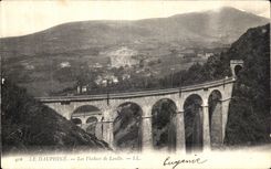 VINTAGE POSTCARD Dauphine Viaducts of Loulla