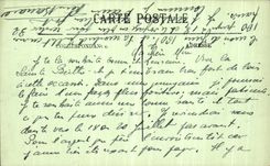 VINTAGE POSTCARD Dauphine Large Narrow parts