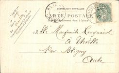 POSTAL Chantilly de la VENDIMIA una esquina del taladro tomada de las charcas vista hermosa