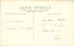 VINTAGE POSTCARD Castle of Chantilly Carries Michel Ange Court D Honneur