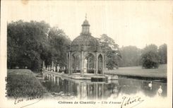 CPA Chateau de Chantilly L IIe d Amour