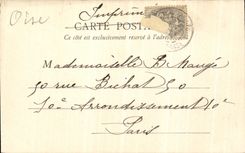 VINTAGE POSTCARD Castle of Chantilly L IIe D Love