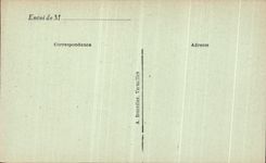 VINTAGE POSTCARD Park of rustic Chantilly Bridge of the Hamlet