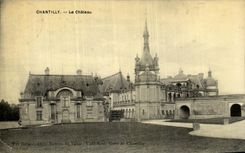 VINTAGE POSTCARD Chantilly the Castle