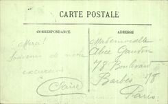 VINTAGE POSTCARD Chantilly the Northern Castle Frontage Is