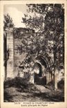 Ruinas de la POSTAL de la VENDIMIA de la entrada principal de Champlieu de L iglesia