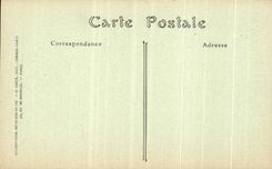 VINTAGE POSTCARD Ruins of Champlieu Main entrance of L Church