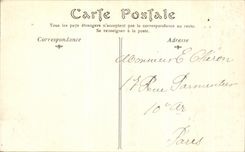 VINTAGE POSTCARD Surroundings of Compiegne Ruins of Champlieu the Temple