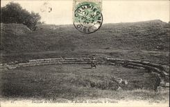 VINTAGE POSTCARD Surroundings of Compiegne Ruins of Champlieu the Theater