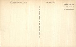 VINTAGE POSTCARD Ruins of Compiegne Main entrance of L church