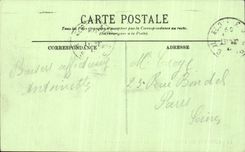 VINTAGE POSTCARD Castle Of Chantilly the Castle seen of the park