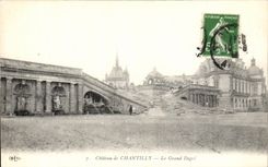 CPA Chateau De Chantilly Le Grand Degre