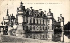 CPA Chateau De Chantilly La Facade Nord Est
