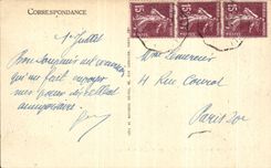 VINTAGE POSTCARD Castle of Chantilly the Northern Frontage Is