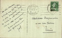 VINTAGE POSTCARD Castle of Chantilly the Hall and L staircase D honor