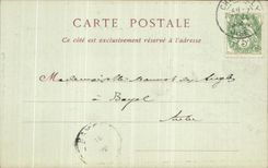 VINTAGE POSTCARD Castle of Chantilly the House of Silvie