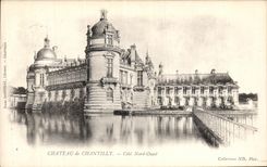 VINTAGE POSTCARD Castle of Chantilly Dimensions Northern West