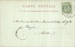 VINTAGE POSTCARD Castle of Chantilly Dimensions Northern West