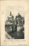 VINTAGE POSTCARD Castle of Chantilly L Entered and the vault