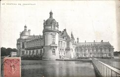VINTAGE POSTCARD the Castle of Chantilly