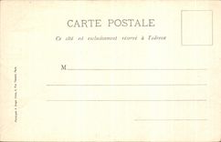 POSTAL Chantilly de la VENDIMIA la galeria del comedor de los machos