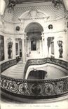 VINTAGE POSTCARD Chantilly the Hall and L staircase