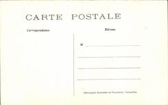 VINTAGE POSTCARD Castle of Northern Chantilly Frontage