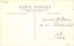 VINTAGE POSTCARD Castle of Chantilly Seen from in the park