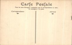 VINTAGE POSTCARD Castle of Chantilly the Library