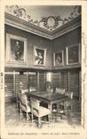 VINTAGE POSTCARD Castle Of Chantilly Gallery of the Home Living room D Orleans