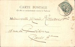 VINTAGE POSTCARD Castle Of Chantilly Gallery of the Home Living room D Orleans