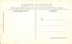 VINTAGE POSTCARD Castle of Chantilly Three Alleys