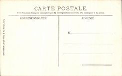 VINTAGE POSTCARD Castle of Chantilly the Cabinet of Princede Cop
