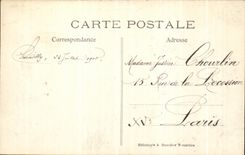 VINTAGE POSTCARD Castle of Northern Chantilly Frontage