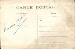 VINTAGE POSTCARD Castle of Chantilly Roasts D Honneur and bridge Michel Ange