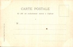 VINTAGE POSTCARD Chantilly Face Of the Large castle ve of dimension