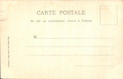 VINTAGE POSTCARD Chantilly Seen from Of the English garden