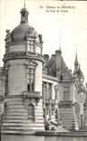 VINTAGE POSTCARD Castle of Chantilly the Tower of the Treasury