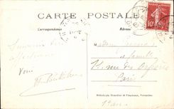 VINTAGE POSTCARD Castle of Chantilly the Tower of the Treasury