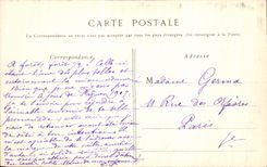 VINTAGE POSTCARD Chantilly Three Alleys