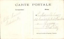 VINTAGE POSTCARD Castle of Chantilly and the great degree