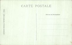 VINTAGE POSTCARD Chantilly the Castle seen of the Garden Effect of snow