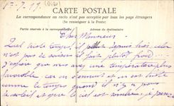 VINTAGE POSTCARD Chantilly the Vault