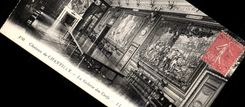 VINTAGE POSTCARD Castle of Chantilly the Gallery of the stags