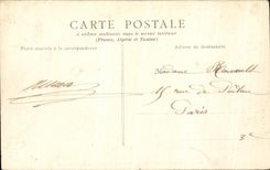 VINTAGE POSTCARD Castle of Chantilly La Chapelle the heart of the Cop