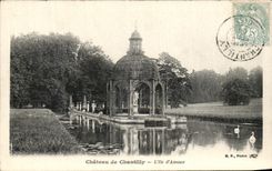 CPA Chateau de Chantilly L lle D Amour