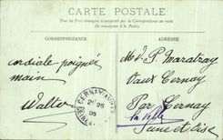 VINTAGE POSTCARD Castle of Chantilly the Northern Frontage Is