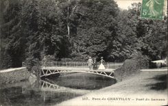 VINTAGE POSTCARD Pavc of Castle Bridge of the hamlet
